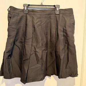 Elegant Black Skater Skirt